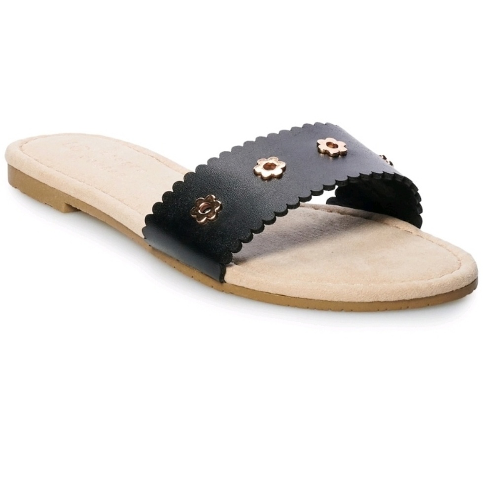 LC Lauren Conrad Louane studded sandals